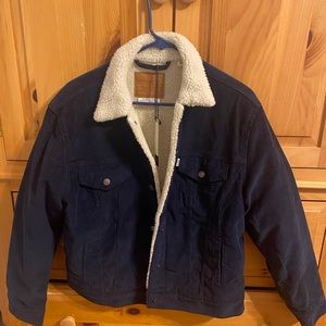 NWT WOMANS EX BOYFRIEND TRUCKER JACKET